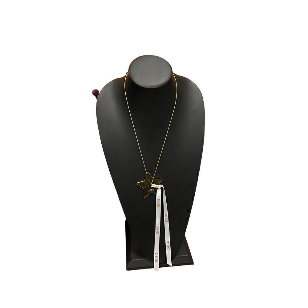 Dior Gold Star necklace
